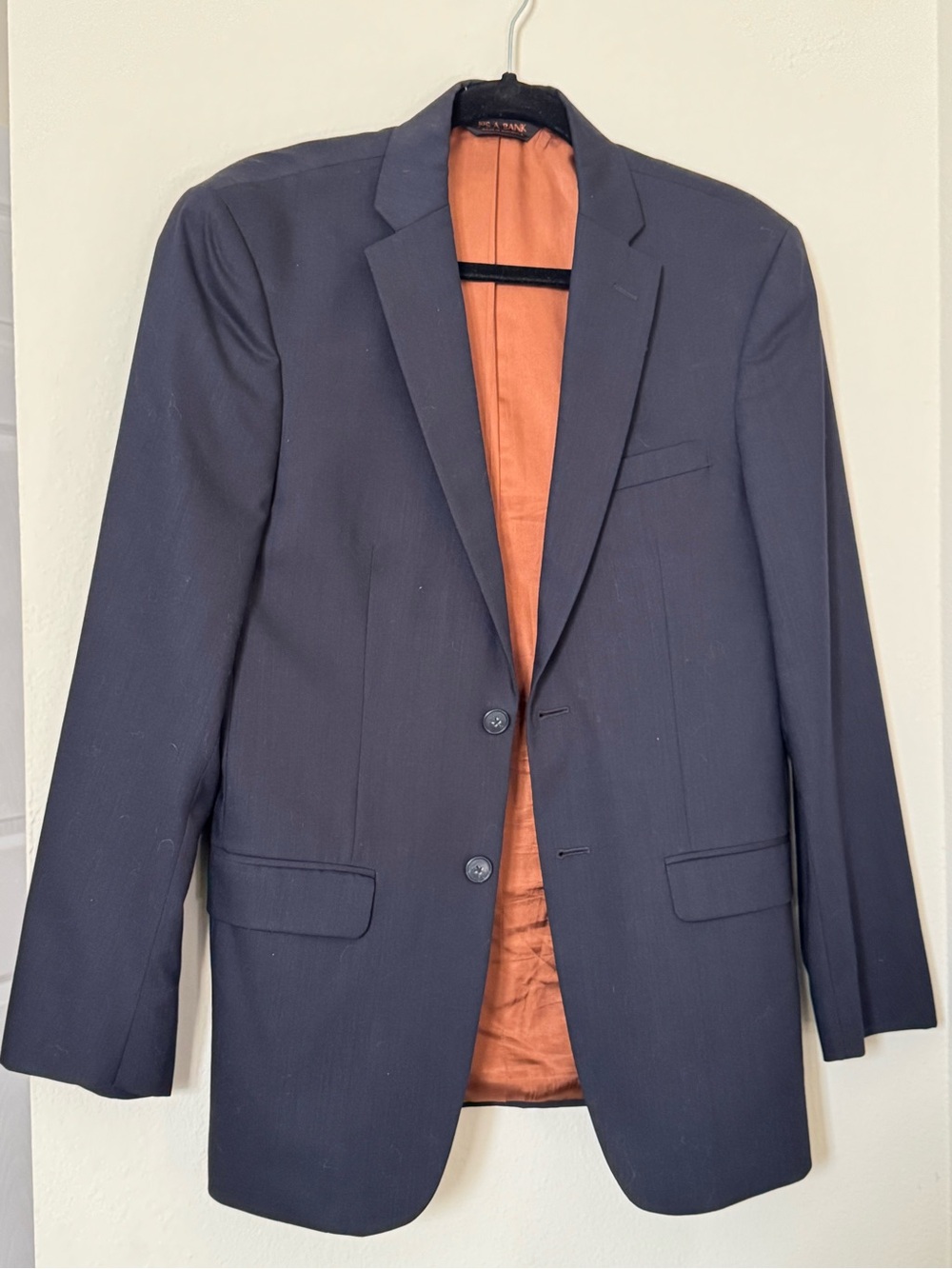 JoS. A. Bank Navy Wool Suit Jacket, 36R